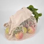 natúr szín - biopamut bevásárló szatyor - cekker
