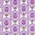 quill essex - medallions in eggplant - designer lenvászon textil