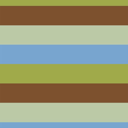 wide stripes - green - mintás jersey méteráru