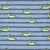 korokodil - croco on jeans stripes - mintás BIOPAMUT jersey méteráru