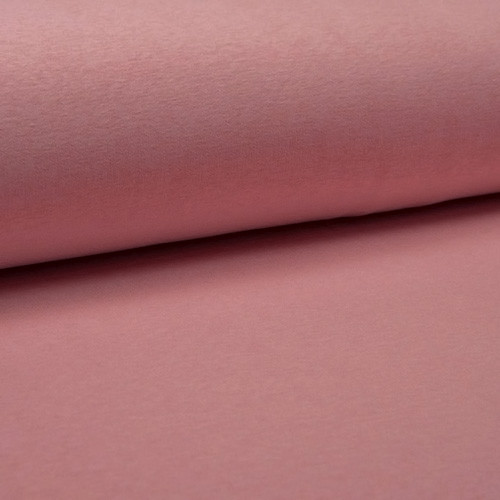 pasztell rózsaszín - elasztikus pamut fésült futter méteráru