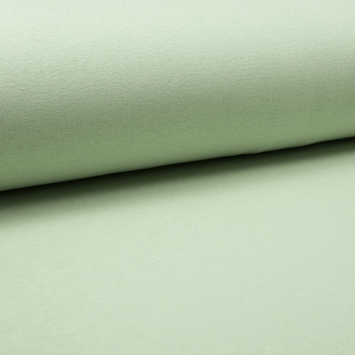 pale green - elasztikus pamut fésült futter méteráru