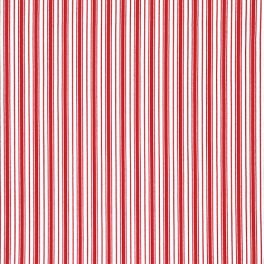   csíkok - ticking stripe in red - európai pamutvászon méteráru