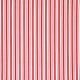 csíkok - ticking stripe in red - európai pamutvászon méteráru