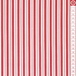 csíkok - ticking stripe in red - európai pamutvászon méteráru