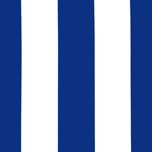 vertical stripes (6cm) blue on white - 280 gr/m2 vastag, erős pamutszövet méteráru