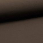 barna színű elasztikus pamut jersey anyag - brown
