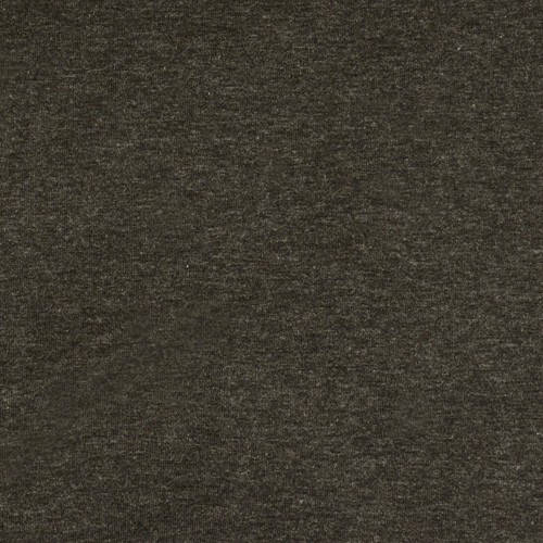 sötétszürke cirmos elasztikus pamut jersey anyag - dark grey melange