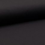 szén szürke színű elasztikus pamut jersey anyag - charcoal