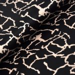 aszály - drought on black - pamutszatén méteráru