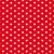 little stars on red - európai pamut puplin méteráru méteráru
