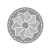 flower paisley on white - designer pamut méteráru