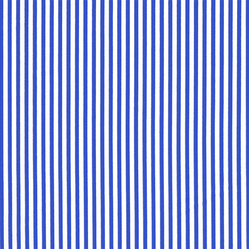 thin stripes in classic blue - európai pamut puplin méteráru