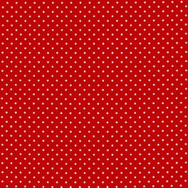   apró pöttyök - small polka dot in red - európai pamut puplin méteráru