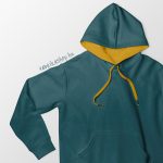 petrolkék - elasztikus pamut fésült futter méteráru