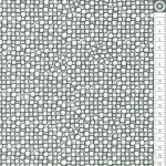 körök - organic - circles in dusty green - designer biopamut méteráru