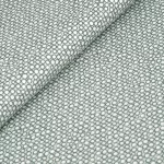 körök - organic - circles in dusty green - designer biopamut méteráru