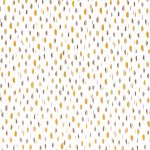 ovális pöttyök - organic - beans in ocher - designer biopamut méteráru