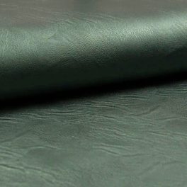   metallic leather - dusty green - metálfényű zöld textilbőr méteráru