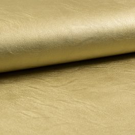 metallic leather - gold - textilbőr méteráru