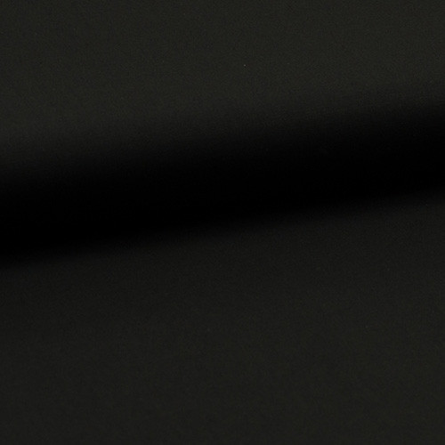 black - egyszínű pamut puplin méteráru
