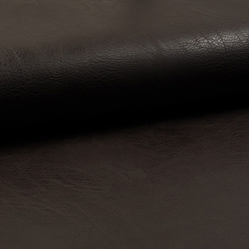 dark brown - sötétbarna egyszínű vintage műbőr méteráru