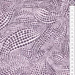 pearls in dusty pink - európai viszkóz méteráru / flokon