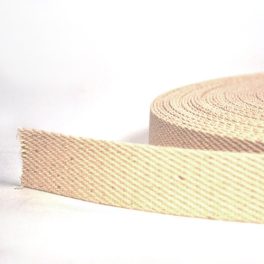 pamut heveder - 30 mm - natúr