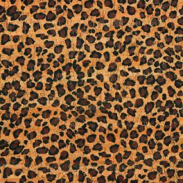 cork leopard pattern - varrható parafa méteráru