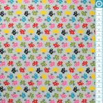 toadstools in grey - mintás jersey méteráru