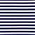 stripes navy and white - mintás jersey méteráru
