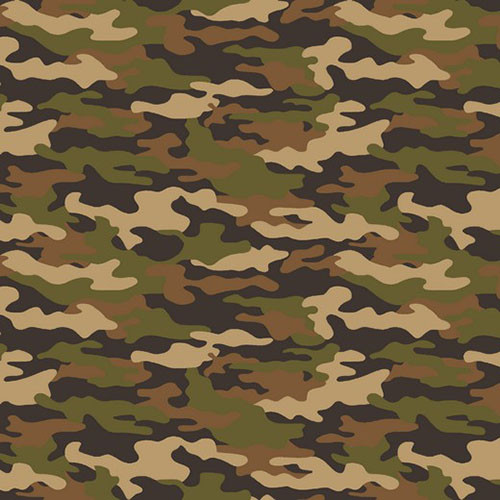army camouflage in khaki - európai pamut puplin méteráru