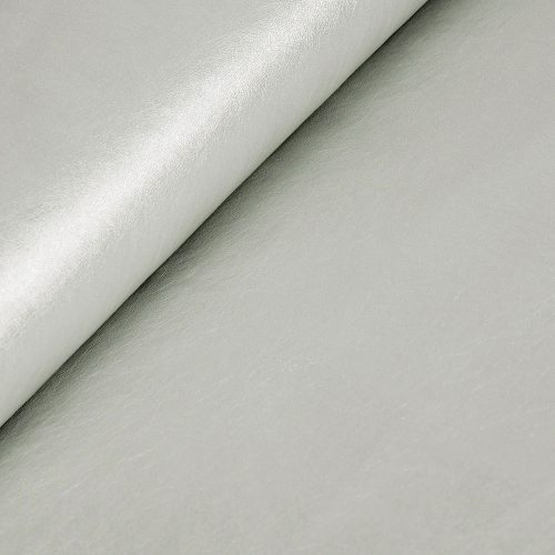 metallic silver - egyszínű, kopásálló műbőr méteráru