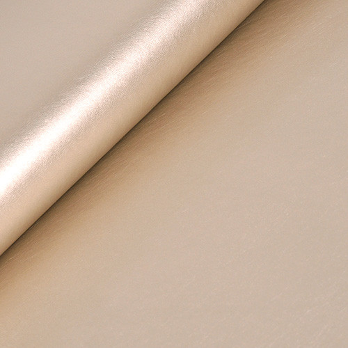 metallic light gold - egyszínű, kopásálló műbőr méteráru
