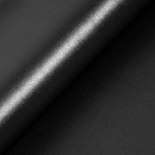 metallic black - egyszínű, kopásálló műbőr méteráru