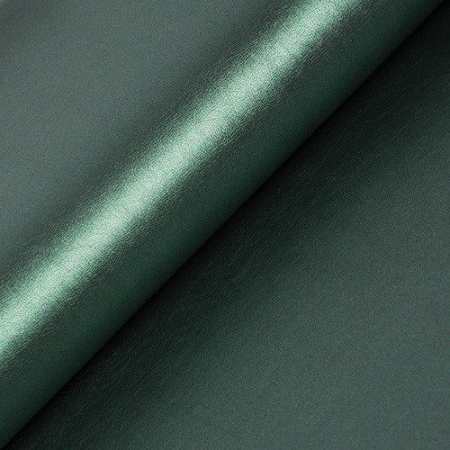 metallic deep forest green - egyszínű, kopásálló műbőr méteráru