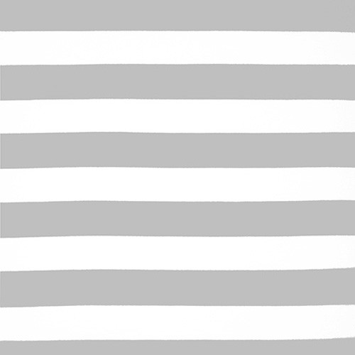 preppy stripe in grey - mintás futter méteráru - fésületlen