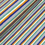csíkok - retro stripes in light grey - mintás elasztikus fésült sweat méteráru
