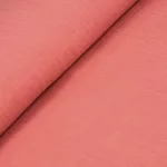 rózsaszín - pamut slub - szellős, pamut muszlin anyag - rose