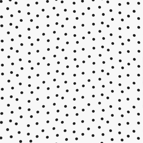 small dots on white - európai viszkóz méteráru / flokon